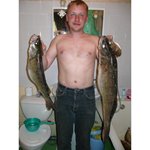 Харитонов Николай, рыба судак, 2.2 и 5.7 кг, Сорочьи горы, весна'10