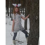 Гайнутдинова Элина, 21 год. В год кролика Снегурочка должна выглядеть именно так