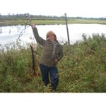 Наталья Банникова, щука 8кг; 87см, Бурятия